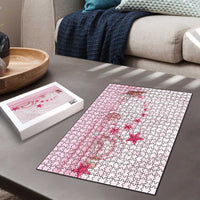 Pink Plumeria Sea Shell Puzzle Starfish Polynesian Pattern LT01 - Polynesian Pride