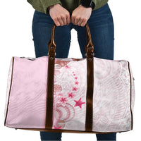Pink Plumeria Sea Shell Travel Bag Starfish Polynesian Pattern LT01 Pink - Polynesian Pride