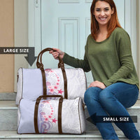 Purple Plumeria Sea Shell Travel Bag Starfish Polynesian Pattern LT01 - Polynesian Pride