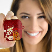 Hawaii King Kamehameha AirPods Case Plumeria Lauhala Pattern LT01 - Polynesian Pride