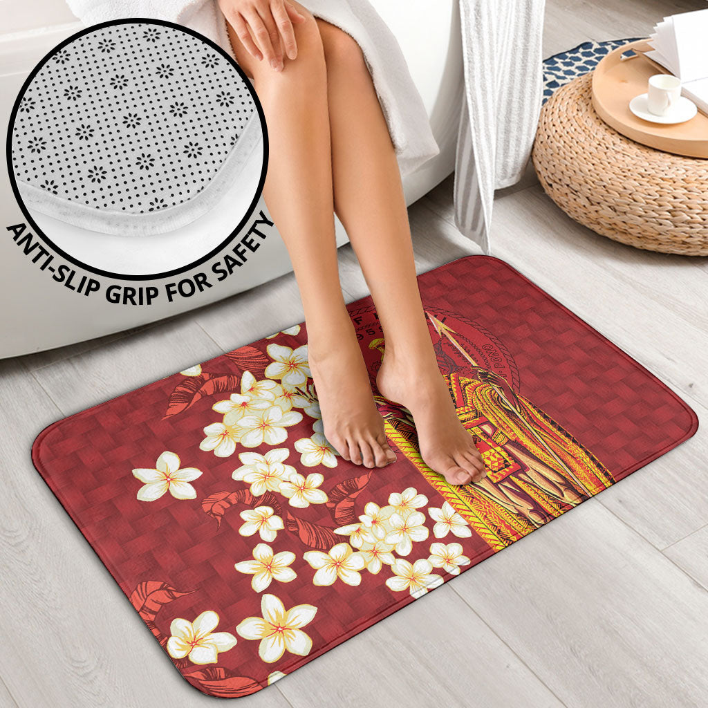 Hawaii King Kamehameha Bathroom Set Plumeria Lauhala Pattern LT01 - Polynesian Pride