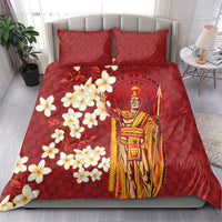 Hawaii King Kamehameha Bedding Set Plumeria Lauhala Pattern LT01 - Polynesian Pride