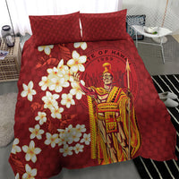 Hawaii King Kamehameha Bedding Set Plumeria Lauhala Pattern LT01 - Polynesian Pride