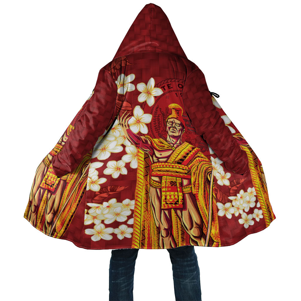 Hawaii King Kamehameha Cloak Plumeria Lauhala Pattern LT01 Unisex Red - Polynesian Pride