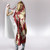 Hawaii King Kamehameha Hooded Blanket Plumeria Lauhala Pattern LT01 - Polynesian Pride