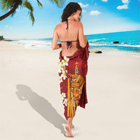 Hawaii King Kamehameha Sarong Plumeria Lauhala Pattern LT01 - Polynesian Pride