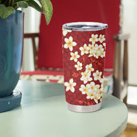 Hawaii King Kamehameha Tumbler Cup Plumeria Lauhala Pattern LT01 - Polynesian Pride