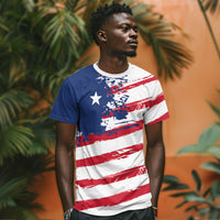 Liberia Flag T shirt Grunge Stylized