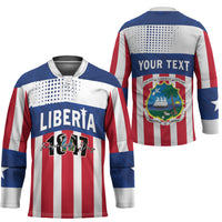 Personalized Liberia 1847 Hockey Jersey Happy Independence Day