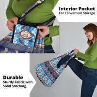 Hawaii Turtles Pattern Special Blue Grocery Bag - Polynesian Pride