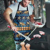 Hawaii Turtles Starfish Unique Pattern Apron LT01 - Polynesian Pride