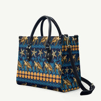 Hawaii Turtles Starfish Unique Pattern Leather Bag - Polynesian Pride