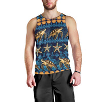 Hawaii Turtles Starfish Unique Pattern Men Tank Top LT01 - Polynesian Pride