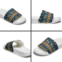 Hawaii Turtles Starfish Unique Pattern Slide Sandals - Polynesian Pride