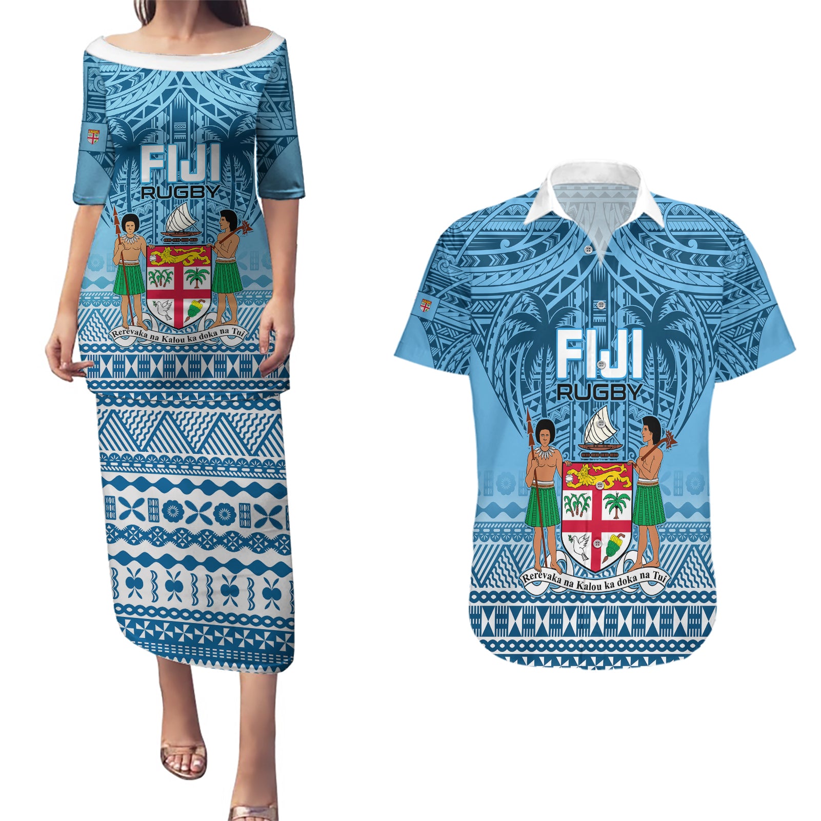 fiji-rugby-couples-matching-puletasi-dress-and-hawaiian-shirt-fijian-go-2023-world-cup