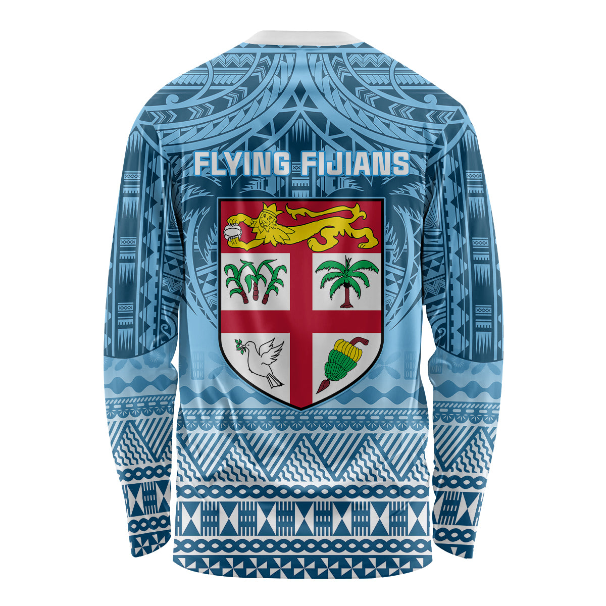 Fiji Rugby Long Sleeve Shirt Fijian Go 2023 World Cup LT01 - Polynesian Pride