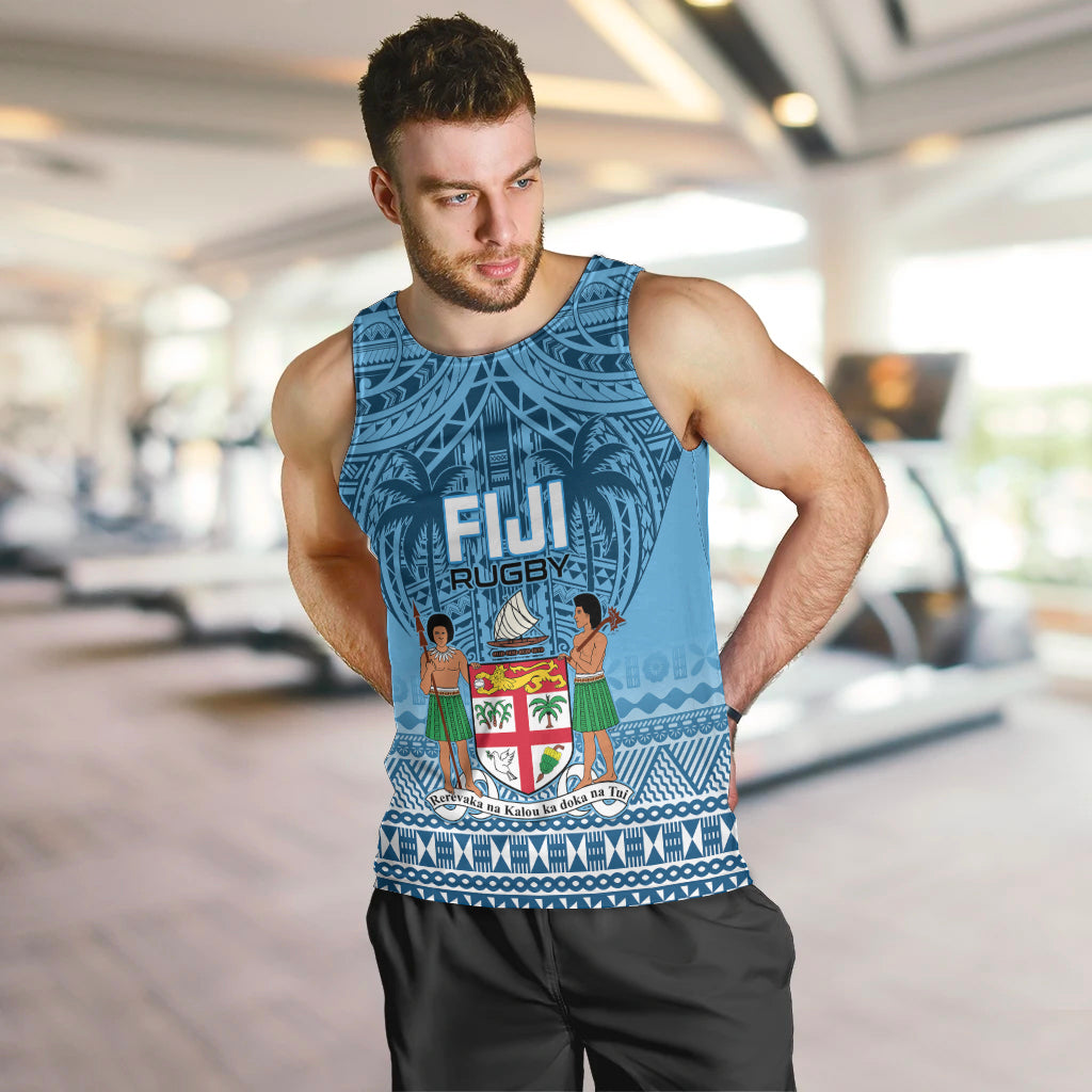 Fiji Rugby Men Tank Top Fijian Go 2023 World Cup LT01 - Polynesian Pride
