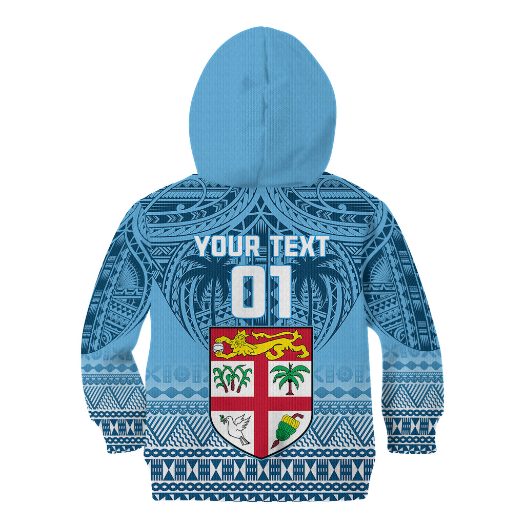 Custom Fiji Rugby Kid Hoodie Fijian Go 2023 World Cup LT01 - Polynesian Pride
