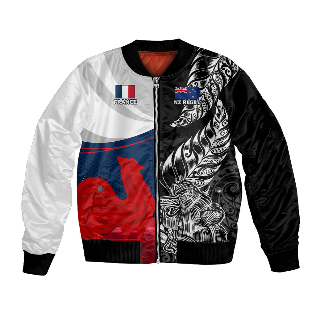 custom-new-zealand-and-france-rugby-bomber-jacket-xv-de-france-kiwi-silver-fern-2023-world-cup