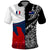 Custom New Zealand And France Rugby Polo Shirt XV de France Kiwi Silver Fern 2023 World Cup LT01 Black - Polynesian Pride