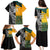 Custom New Zealand And Australia Rugby Family Matching Puletasi Dress and Hawaiian Shirt Wallabies Kiwi Silver Fern 2023 World Cup LT01 - Polynesian Pride