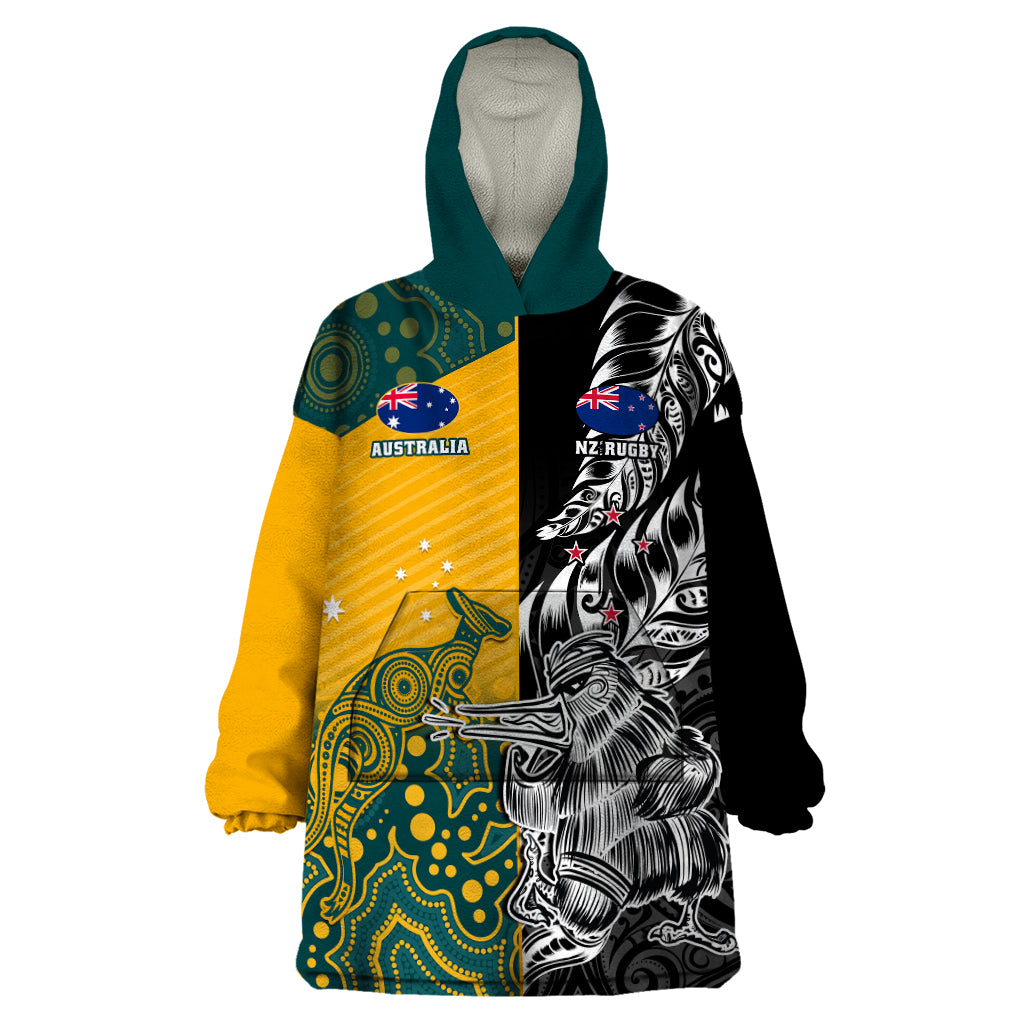 custom-new-zealand-and-ausrtralia-rugby-wearable-blanket-hoodie-wallabies-kiwi-silver-fern-2023-world-cup