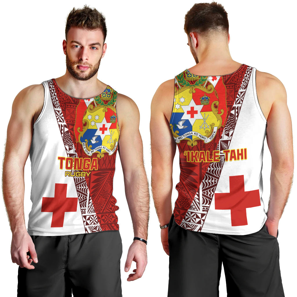 Tonga Rugby Men Tank Top Tongan Go 2023 World Cup LT01 - Polynesian Pride