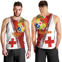Tonga Rugby Men Tank Top Tongan Go 2023 World Cup LT01 - Polynesian Pride