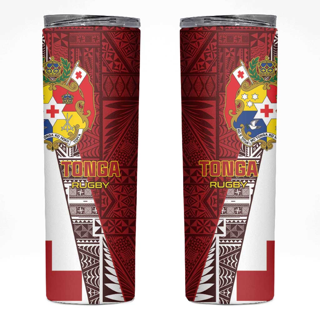 Tonga Rugby Skinny Tumbler Go Tongan