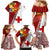 Custom Tonga Rugby Family Matching Mermaid Dress and Hawaiian Shirt Tongan Go 2023 World Cup LT01 - Polynesian Pride