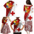 Custom Tonga Rugby Family Matching Puletasi Dress and Hawaiian Shirt Tongan Go 2023 World Cup LT01 - Polynesian Pride