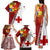 Custom Tonga Rugby Family Matching Tank Maxi Dress and Hawaiian Shirt Tongan Go 2023 World Cup LT01 - Polynesian Pride