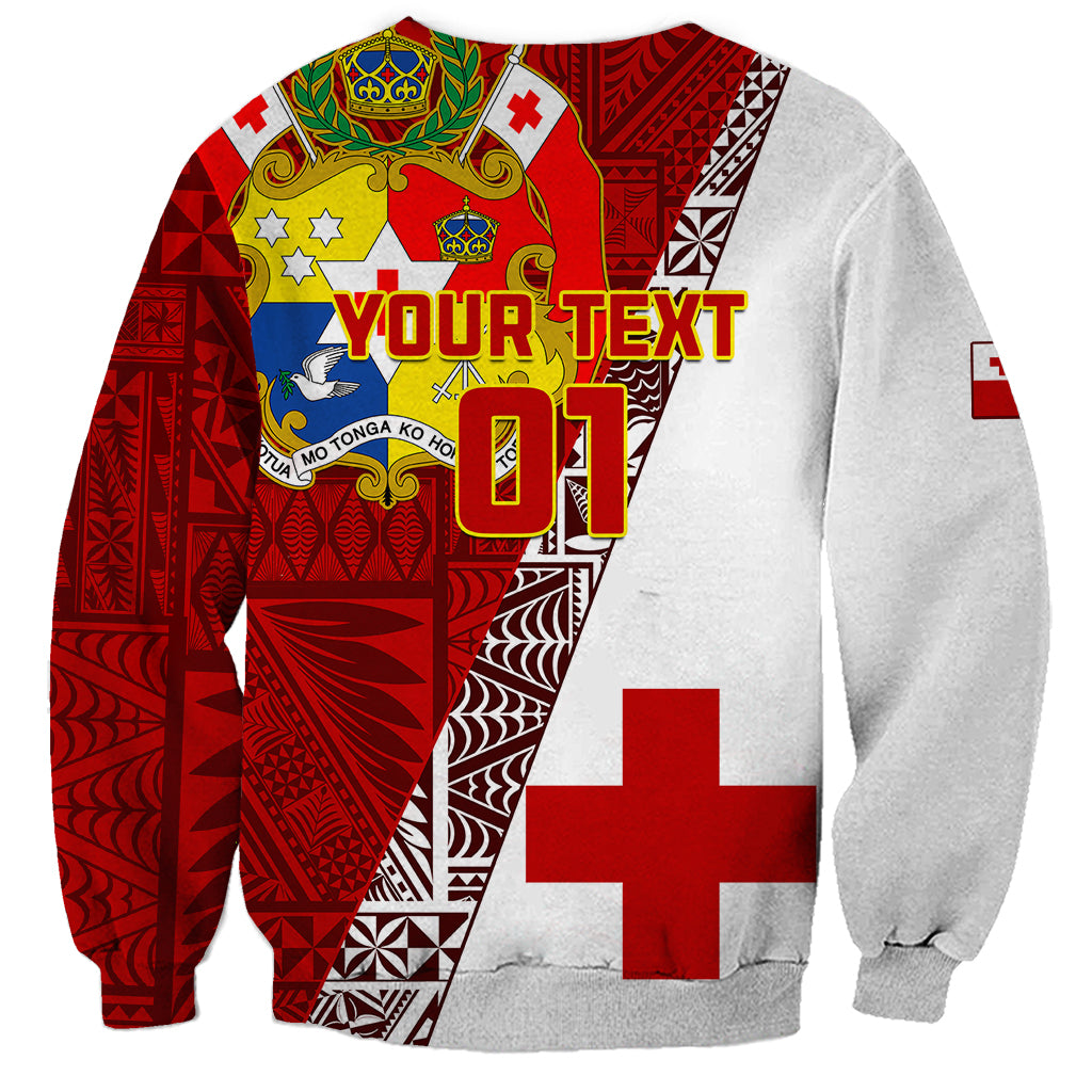 Custom Tonga Rugby Sweatshirt Tongan Go 2023 World Cup LT01 - Polynesian Pride