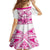 personalised-pink-out-family-matching-off-shoulder-maxi-dress-and-hawaiian-shirt-breast-cancer-awareness-polynesian-pattern-white-version