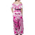 personalised-pink-out-off-shoulder-maxi-dress-breast-cancer-awareness-polynesian-pattern-white-version