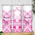 Personalised Pink Out Skinny Tumbler Breast Cancer Awareness Polynesian Pattern White Version