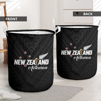 Football New Zealand Laundry Basket Aotearoa United Black Version - Polynesian Pride