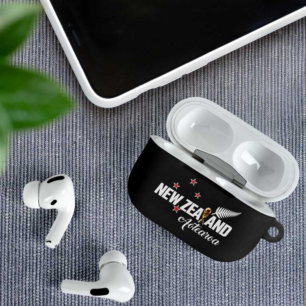 Football New Zealand AirPods Case Aotearoa United Black Version - Polynesian Pride
