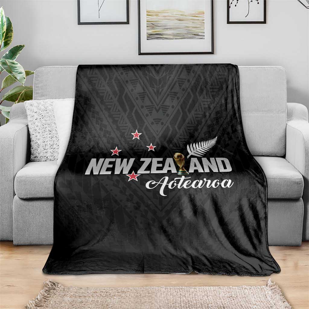 Football New Zealand Blanket Aotearoa United Black Version - Polynesian Pride