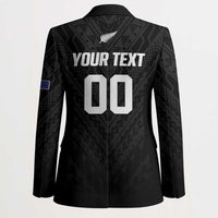 Custom Football New Zealand Blazer Aotearoa United Black Version - Polynesian Pride