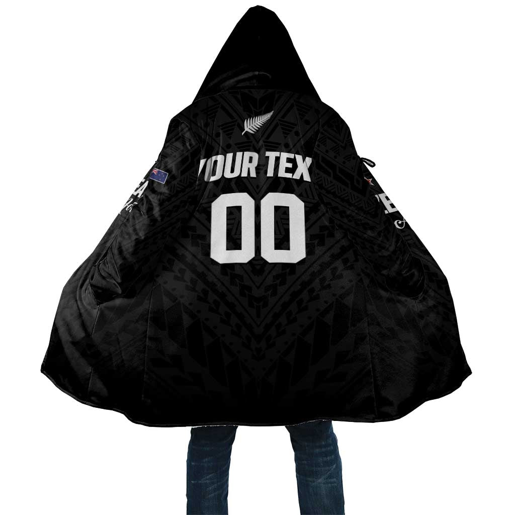 Custom Football New Zealand Cloak Aotearoa United Black Version - Polynesian Pride