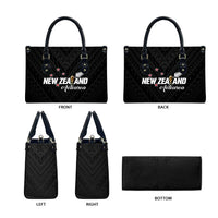 Football New Zealand Leather Bag Aotearoa United Black Version - Polynesian Pride