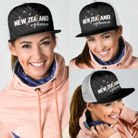Football New Zealand Mesh Trucker Cap Aotearoa United Black Version - Polynesian Pride
