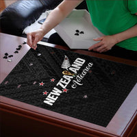 Football New Zealand Puzzle Aotearoa United Black Version - Polynesian Pride