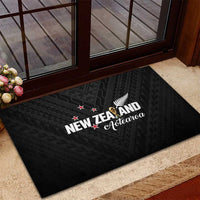 Football New Zealand Rubber Doormat Aotearoa United Black Version - Polynesian Pride