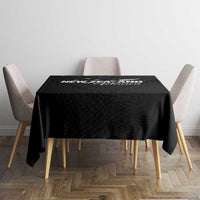 Football New Zealand Tablecloth Aotearoa United Black Version - Polynesian Pride