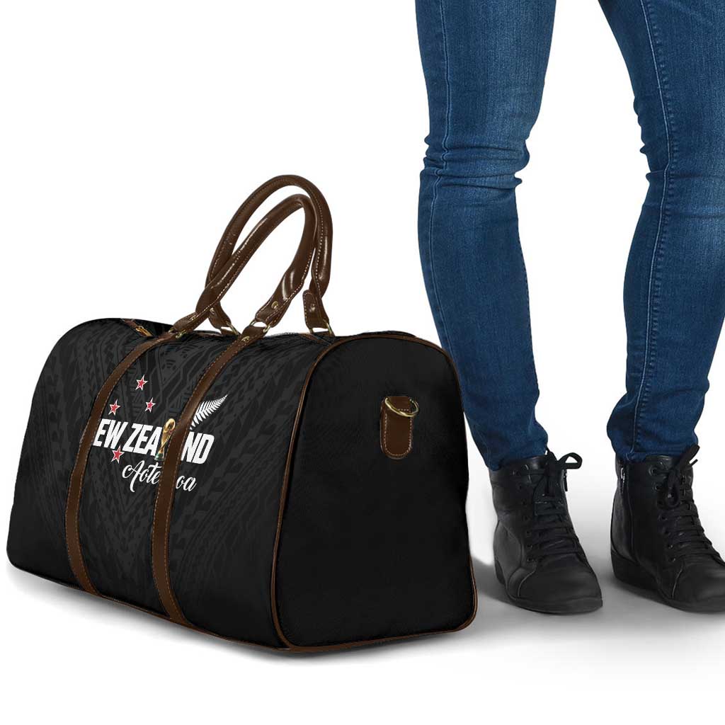 Football New Zealand Travel Bag Aotearoa United Black Version - Polynesian Pride