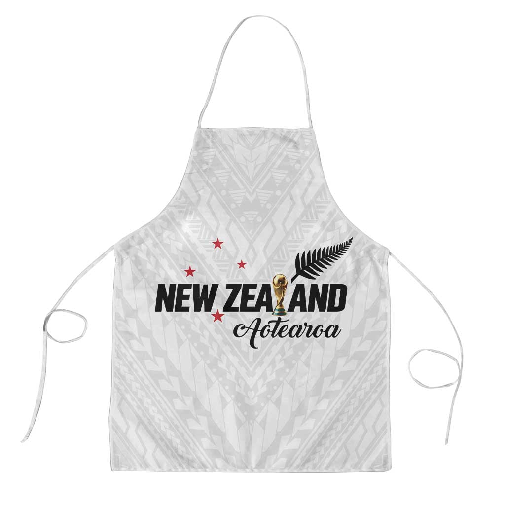 Football New Zealand Apron Aotearoa United White Version - Polynesian Pride