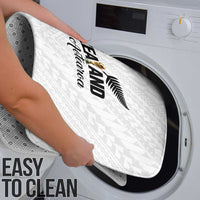 Football New Zealand Bathroom Set Aotearoa United White Version - Polynesian Pride