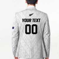 Custom Football New Zealand Blazer Aotearoa United White Version - Polynesian Pride
